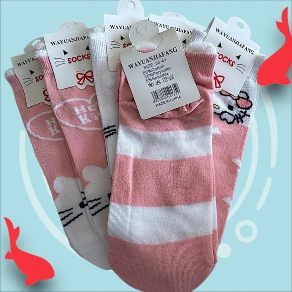6 PAIR of Unisex Character Socks BRAND NEW UNOPENED PACKAGE WOMEN SIZE 4.5 - 9 - Picture 3 of 11